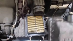 How to replace the air filter on a honda jazz 2005, 2006, 2007