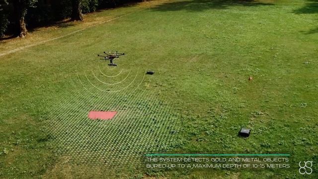 Metal detection with drone equipped with magnetometer
