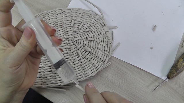 Загибка ОБМОТКА из газетных трубочек смотреть онлайн