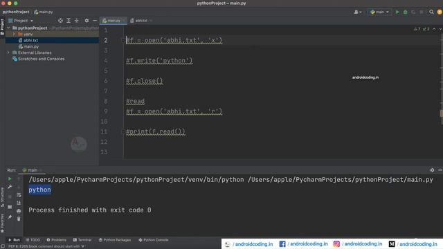 Python : File handling | python for beginners | amplifyabhi
