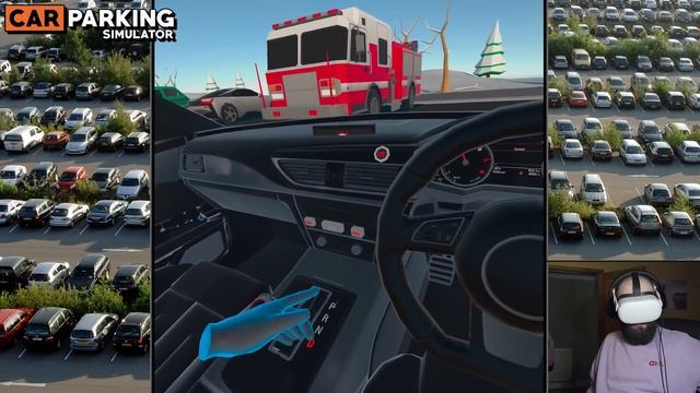 LEARNING TO DRIVE IN VR ON QUEST 2 // Car Parking Simulator VR Gameplay // Car Parking Sim Quest 2