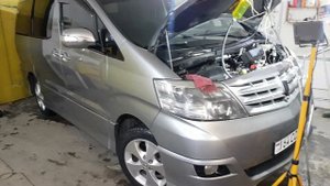 Промывка форсунок тойота Альфард LAVR ML 101