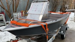 Girgis 390 и центральная 700-я консоль. Прицеп Спартак. Отгрузка лодки в Самару.