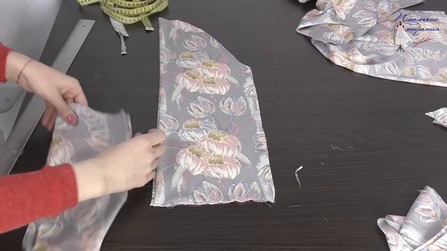 Как сшить широкое платье трапеция из шелка? На любую фигуру без выкройки