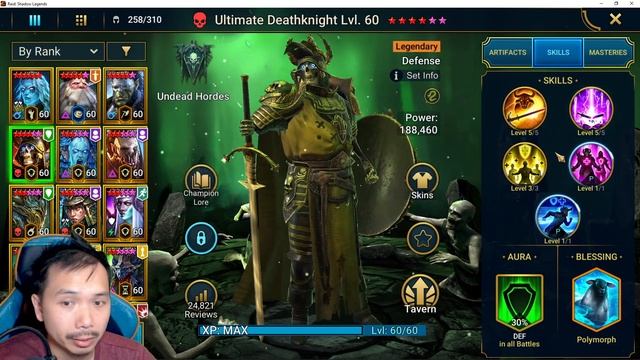 NEW ULTIMATE DEATH KNIGHT BUILD ARENA SHOWCASE! MAXED END GAME AND REBUILT! | RAID: SHADOW LEGENDS