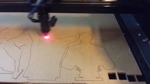 Лазерная резка пластика 8 мм.