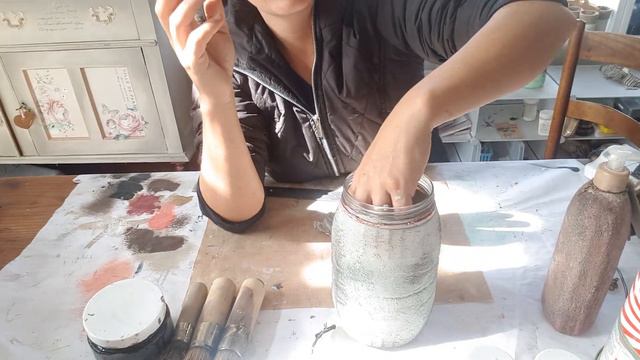 Verf met sout en Chalk paint. смотреть онлайн