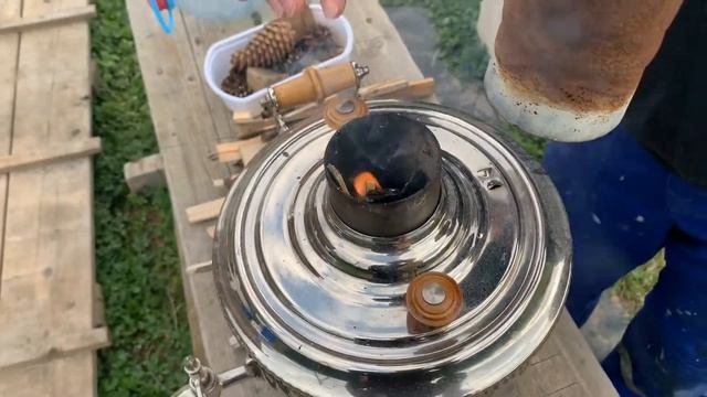 Разжигаем самовар. смотреть онлайн