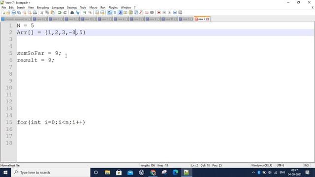 Outperform your peers with Kadane's Algorithm! Secret to Largest Sum Contiguous Subarray in Hindi