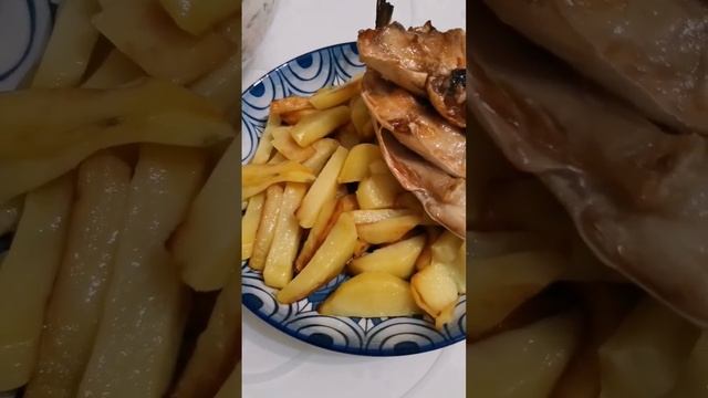 головы сёмги в духовке. Вкусный ужин. смотреть онлайн