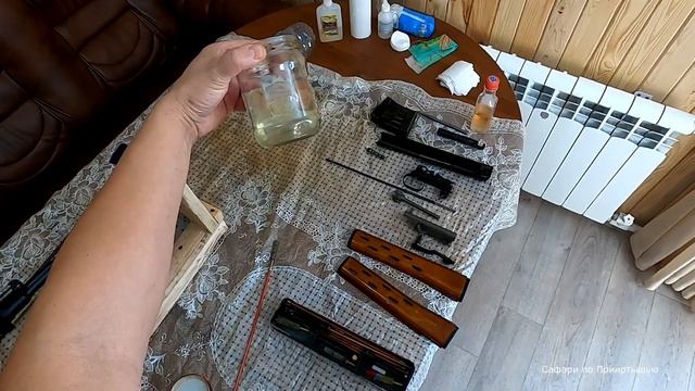 Обслуживание карабина ТИГР. Разборка, снятие нагара в стволе. ЧАСТЬ 1. смотреть онлайн