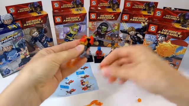 Лего MARVEL человечки часть 2, обзор игрушек лего, марвел герои смотреть онлайн