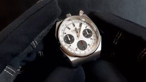 Citizen "Challenge Timer" Octagonal Bullhead Chronograph (Panda)