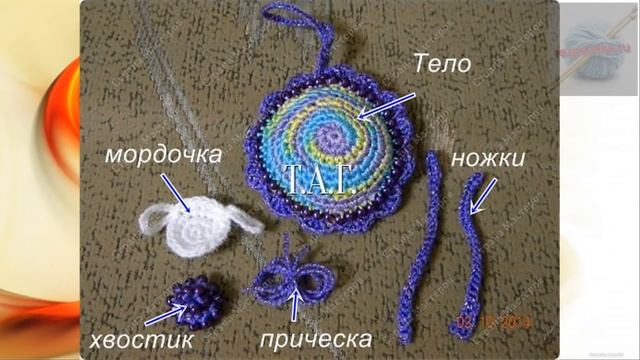 Овечки-игольницы крючком. Мастер-класс. Lamb-needle bed crochet. Tutorial