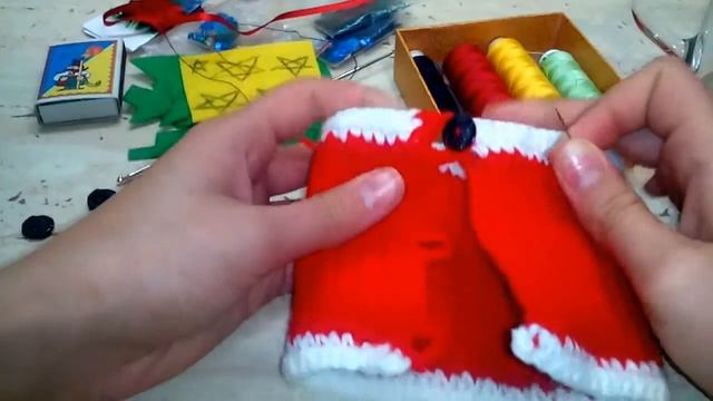 Diy:Новогодний чехол на чашку 3 часть, другие части в описании!