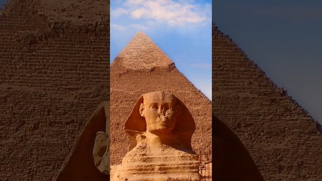 The Great Pyramid And Sphinx In Giza Egypt