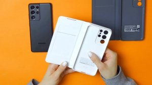 Чехол книжка для Samsung Galaxy S21 Ultra Smart LED View Cover EF-NG998PJEGRU