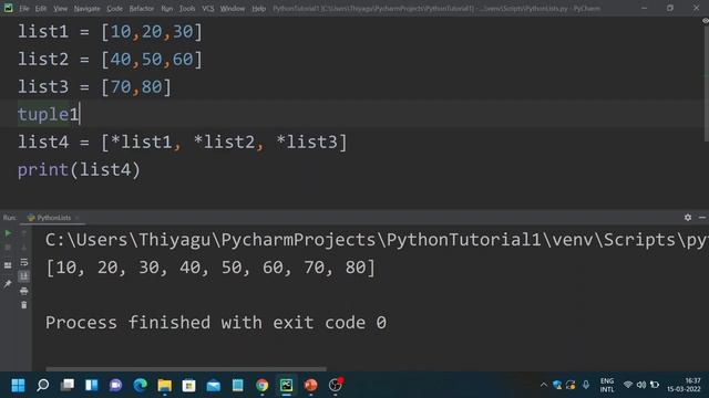 Python Lists - Part 4 | JOIN/CONCATENATE lists | Python Beginners Tutorial | An IT Professional