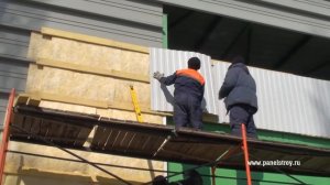 Монтаж стеновых и кровельных сэндвич панелей