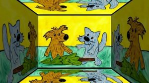 Котенок и щенок песенка + караоке