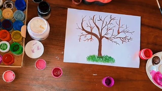 Как нарисовать раскрывшуюся Сакуру ||Акварелью||Обучающее видео для детей смотреть онлайн