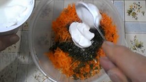 Не обыкновенно вкусный салат из моркови со сметаной. Витаминный салат из моркови. Закусочный салат.