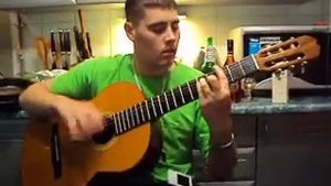 Испанка на гитаре