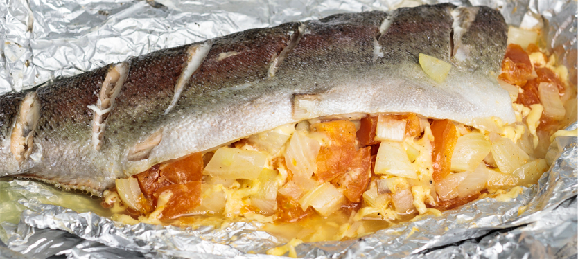 Запеченная форель