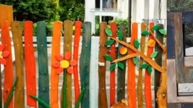 25 идей для красивого забора на даче смотреть онлайн