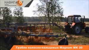 Грабли МК 20. Грабли колесно-пальцевые Magnum МК 20.