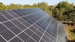 Наш проект в Харькове - сетевая станция 80кВт. Видео