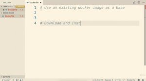 26. Docker: Building a Dockerfile