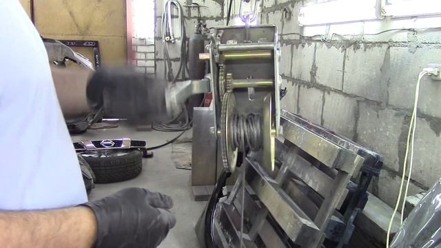 Лебёдка ручная. Принцип работы.