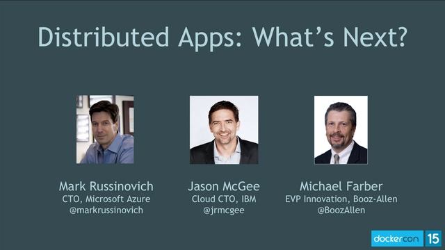 DockerCon 15 - Day 2 Keynote by Scott Johnston & Marianna Tessel смотреть онлайн