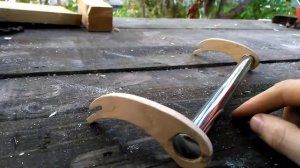 как изготовить полотенцедержатель своими руками