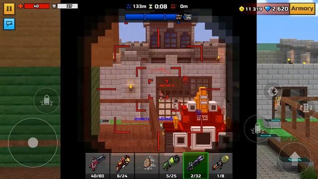 You Pick,I Play! #32 - Clan Siege Battle (BL4CK N!GHT) Pixel Gun 3D смотреть онлайн