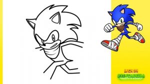 Como DESENHAR o SONIC - Como DIBUJAR a SONIC - How to DRAW a SONIC - Sonic Boom