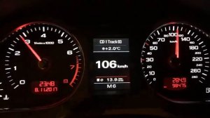 Работа подрулевых лепестков на Audi A6