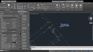 Топография в Автокаде Видео5 надписи ЛЭП
