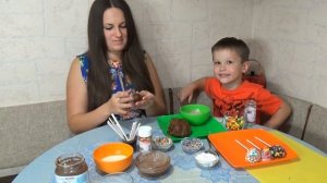 Шоколадные конфетки на палочке