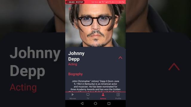 Movie Lab Mobile Application Demo (React Native)