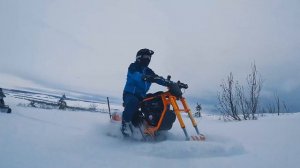 Снегоцикл TRAK X. Большой выезд.