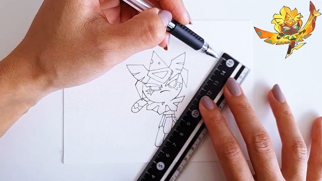How to draw Golden Cheese Cookie | Cookie Run Kingdom