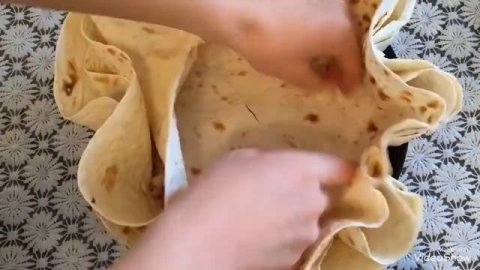 Пирог из лаваша с мясом и картофелем ?