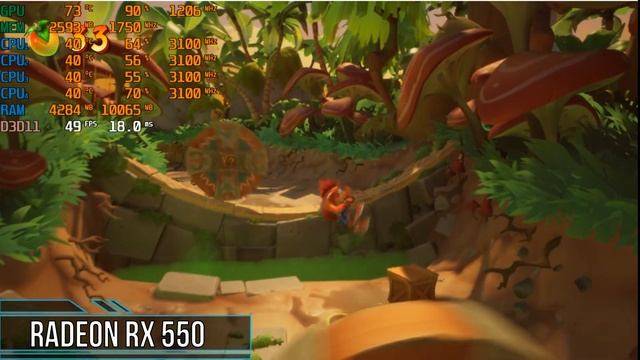 Crash Bandicoot 4: Это вопрос времени / It’s About Time НА СЛАБОМ ПК RX550