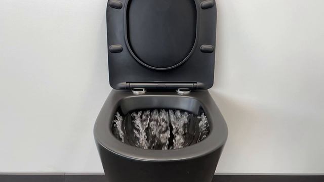 Черный подвесной безободковый унитаз Comforty 105MB смотреть онлайн