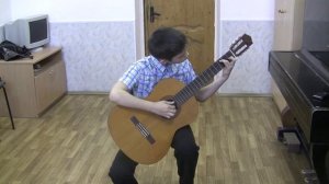 "Как при лужку" русская народная песня обработка В.Калинина. Гречухин Кристиан 11 лет.