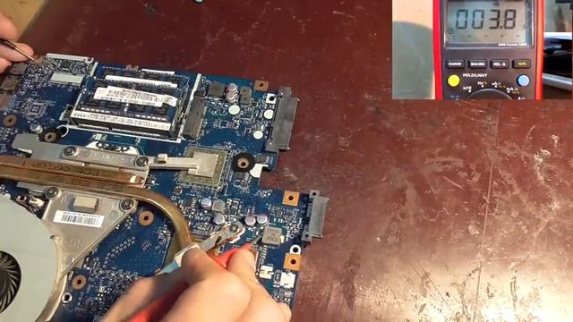 Ремонт ноутбука Packard Bell. Не включается - кз на плате смотреть онлайн