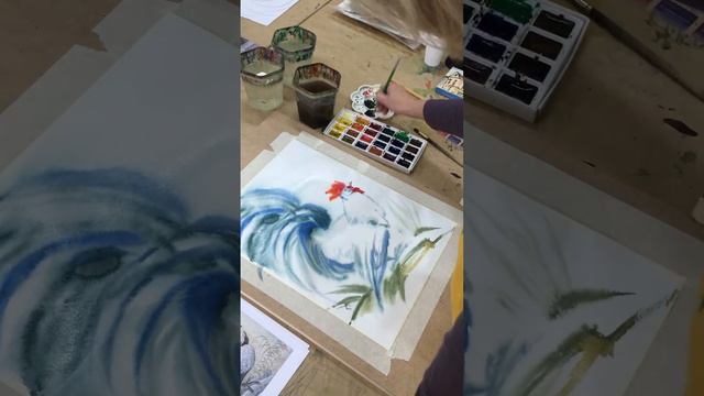 Мастер класс Акварельные птицы смотреть онлайн