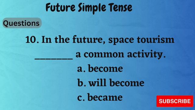 Future Simple Tense Quiz l English Tense Test l Grammar Guardian 💥 смотреть онлайн
